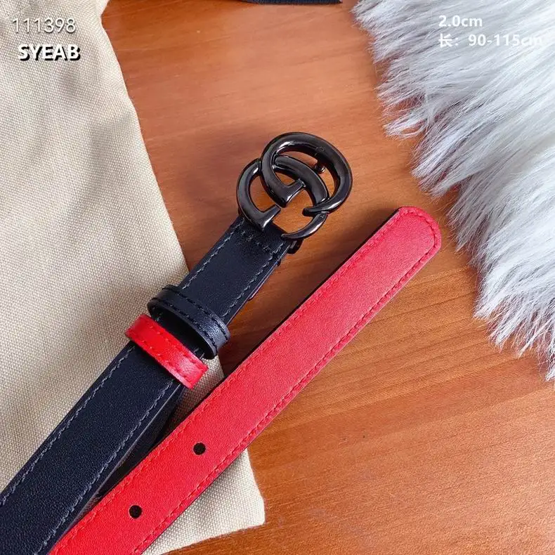 Gucci belt 20mmX90-115cm 8L10
